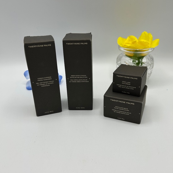 TwentyNine Palms Skincare Bundle – Cleanser, Exfoliant, Eye Cream, Moisturizer - Picture 1 of 4